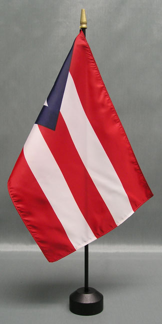 Puerto Rico Desk Flag