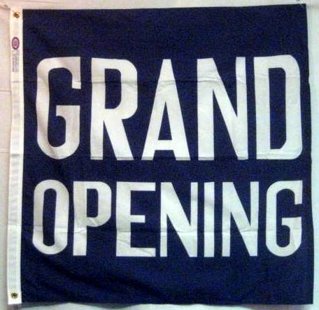Grand Opening Flag