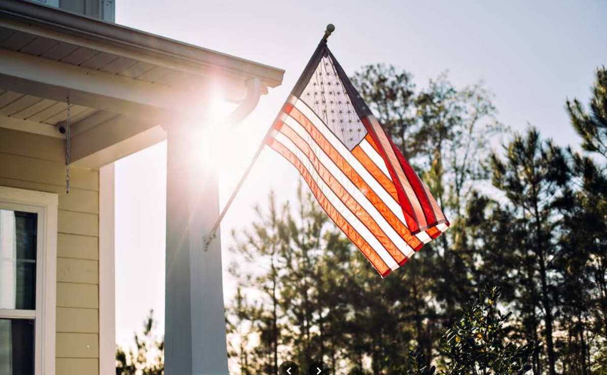 The Flag Guys website — then and now
