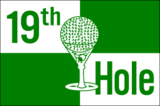 19th hole flag