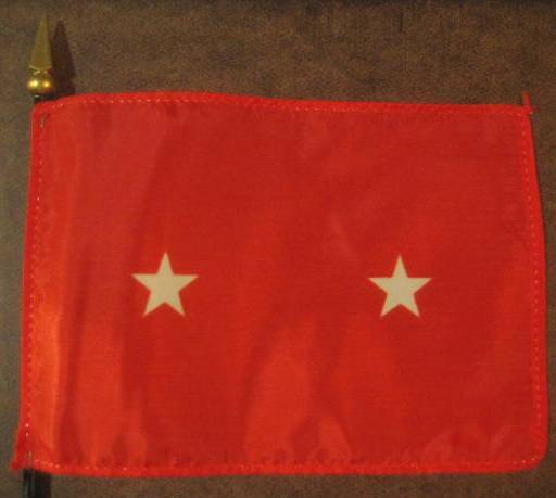 Two Star Army General Flag