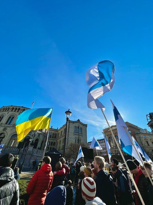 White Blue White Free Russia Flag