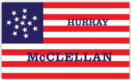 General McClellan Campaign Flag