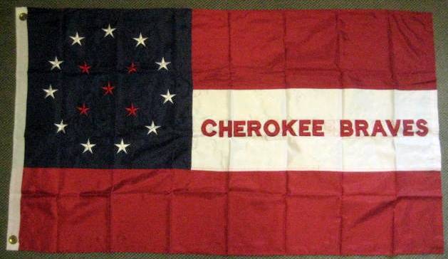Cherokee Braves Flag