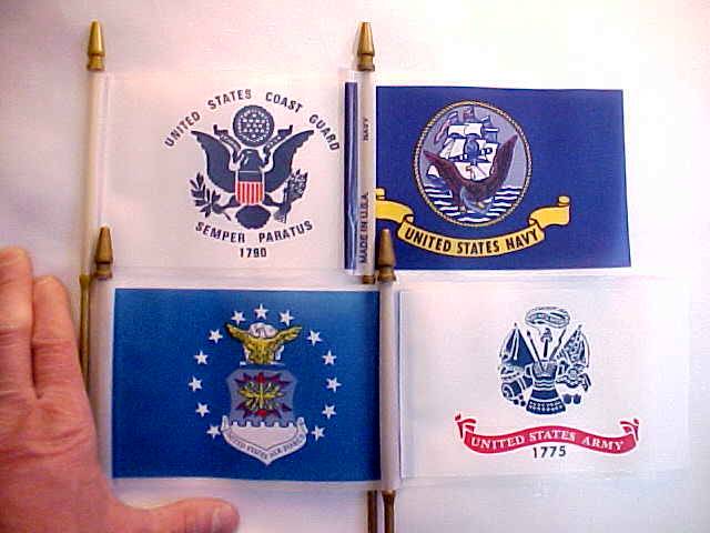 Plastic Military Hand Flags