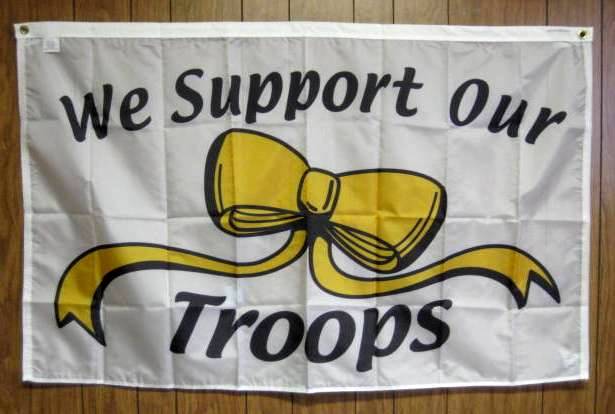 Support The Troops Banner