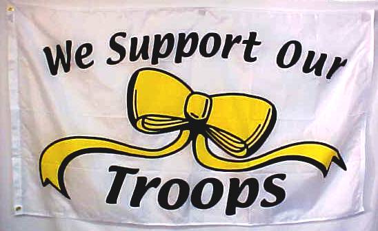 Support The Troops Flag