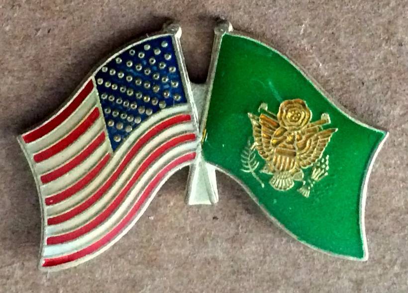 US Army Retired Flag Pin